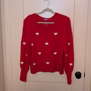 Draper James heart sweater 1X Valentine's Day!